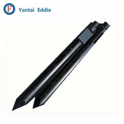 Excavator hydraulic breaker hammer chisel for stone and rock